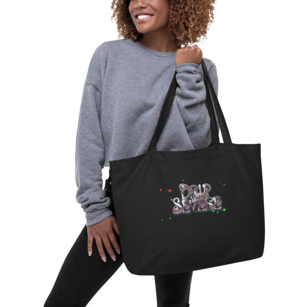 Drip Severe Large organic tote bag